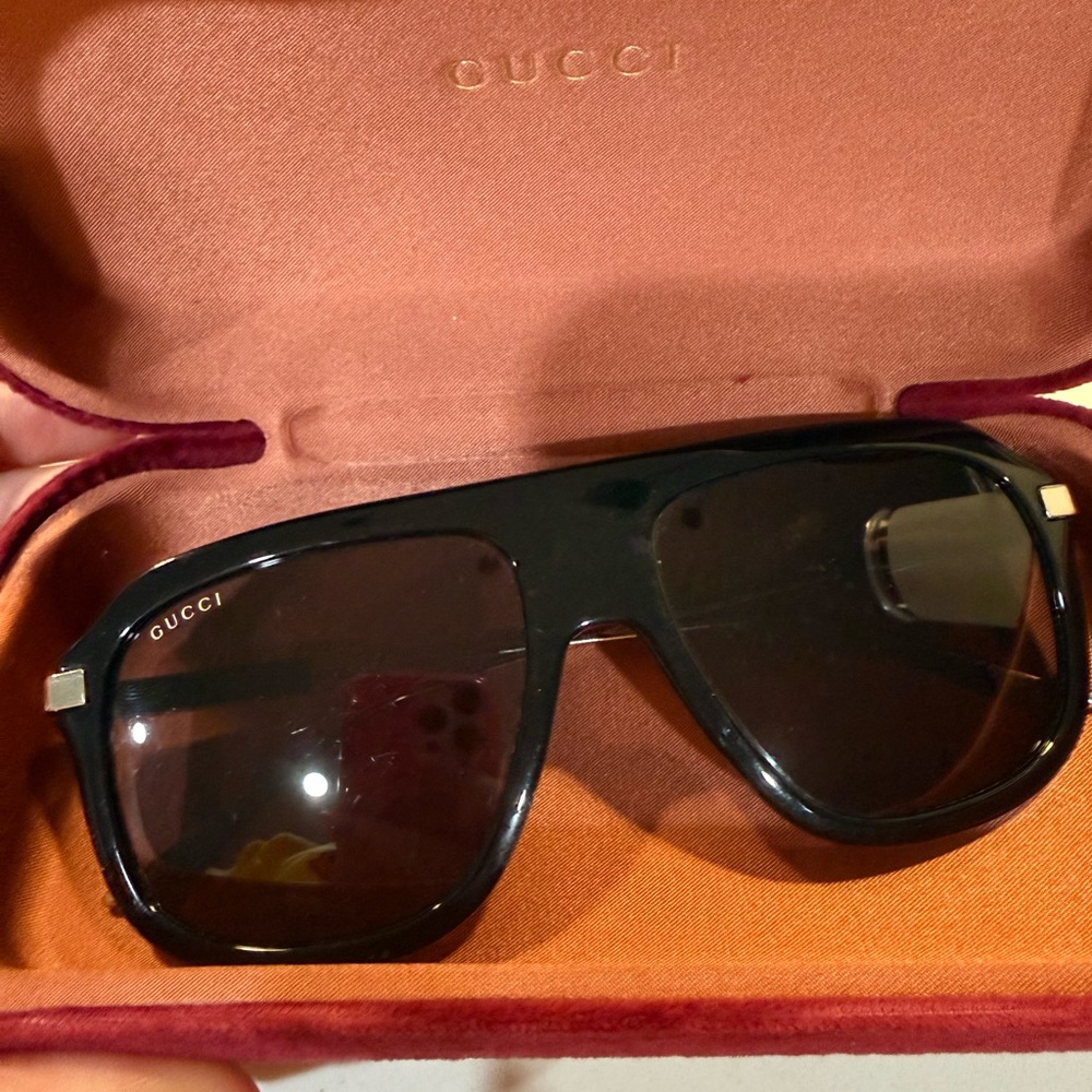 Gucci Black Designer Sunglasses
